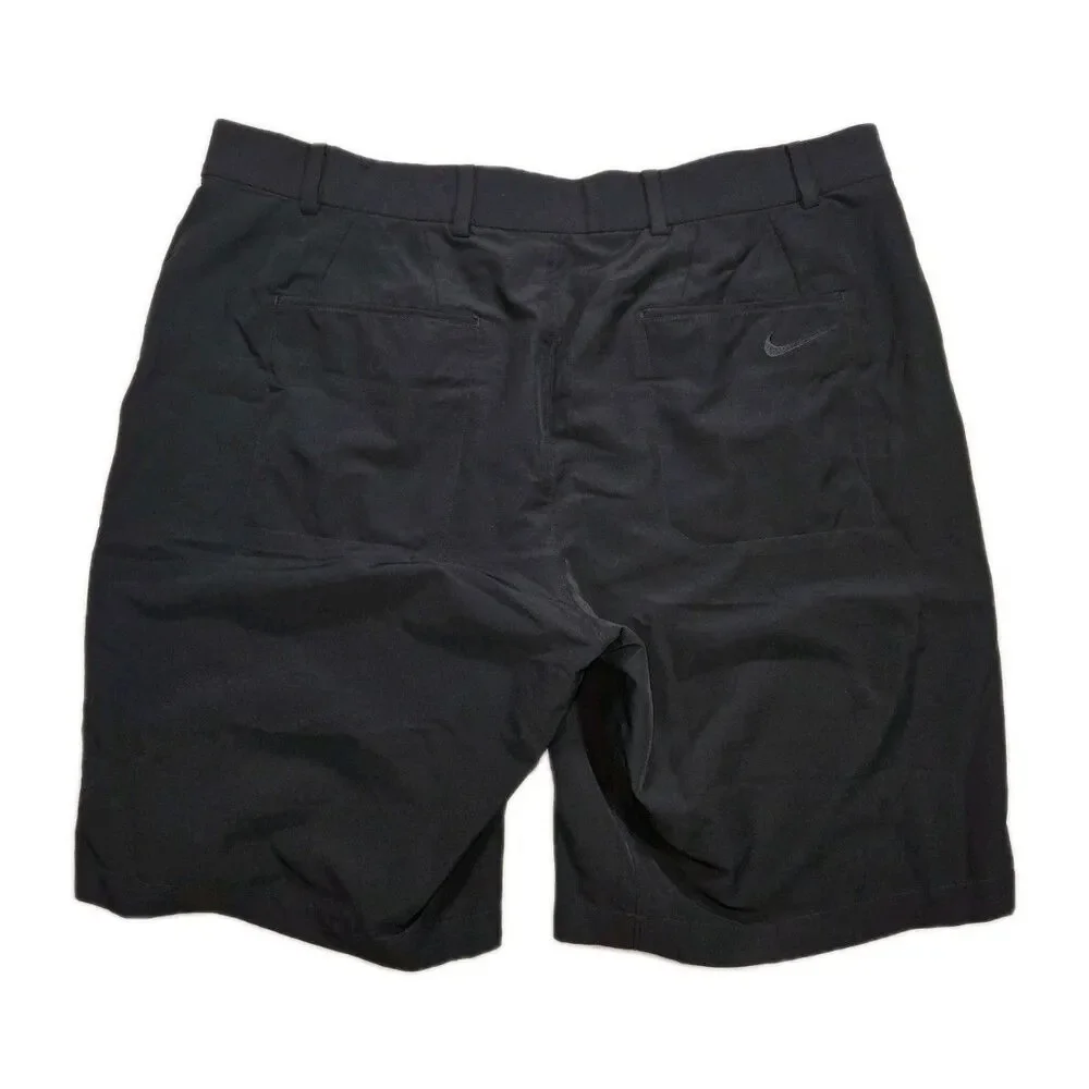 Mens Nike DriFit Hybrid Flex Golf Shorts Black Size 38 38x7.5
